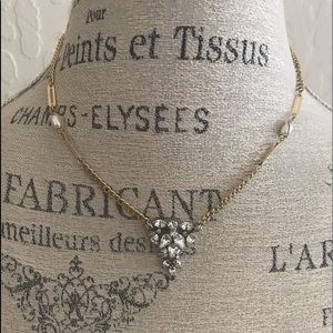 Stunning vintage rhinestone necklace